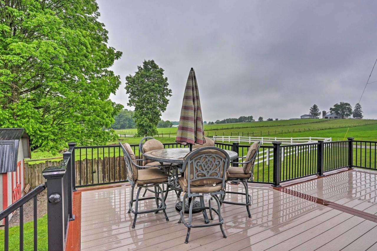 With Covered Porch And Fire Pit! * Millersburg